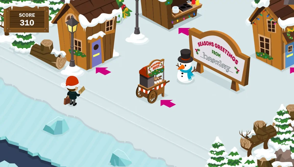Beazley Finance-Themed Branded Game Screenshot 1