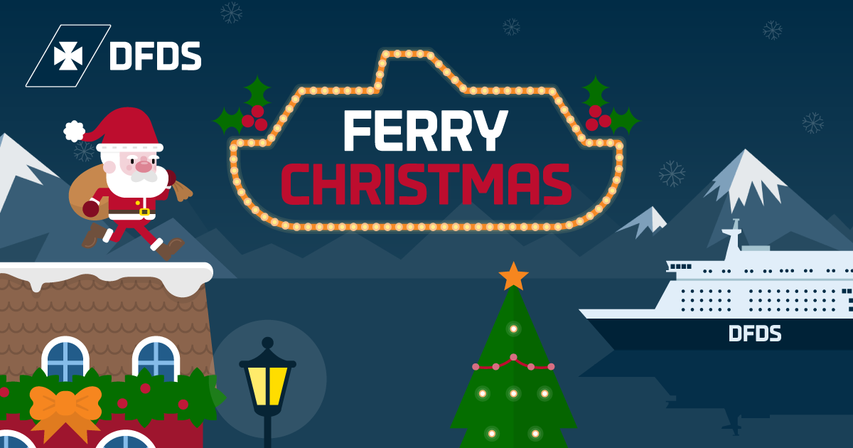 DFDS Ferry Christmas