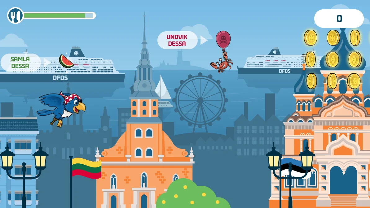 DFDS Travel-Themed Branded Game European Cities