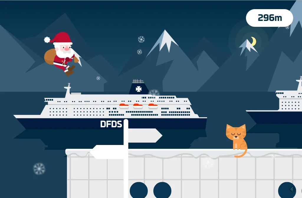 DFDS Christmas Branded Game Screenshot 2