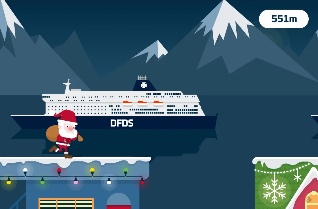 DFDS Christmas Branded Game Screenshot 3