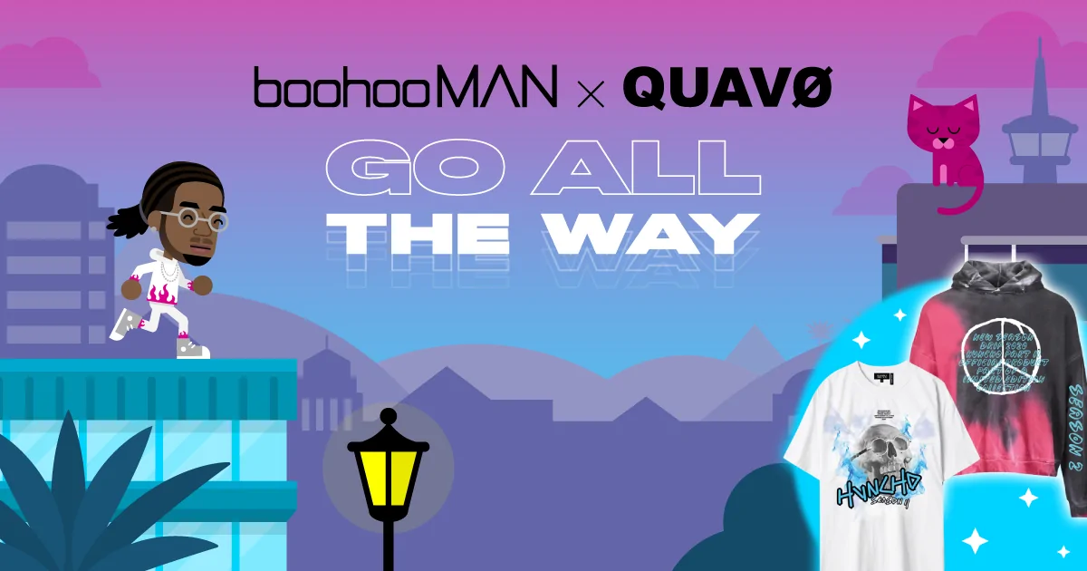 boohooMAN x QUAVO GO ALL THE WAY