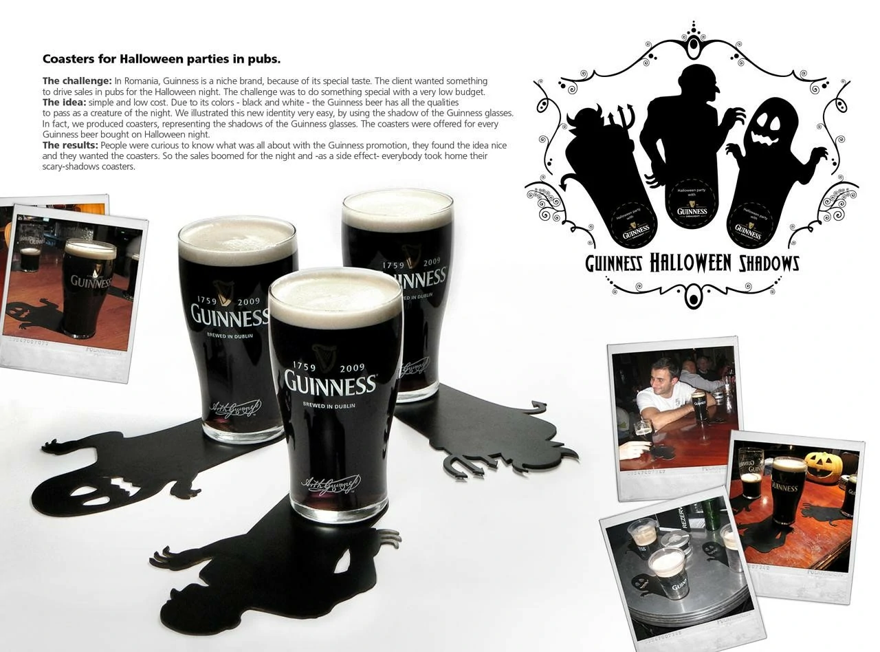 Guinness promotional gifts - Halloween marketing idea