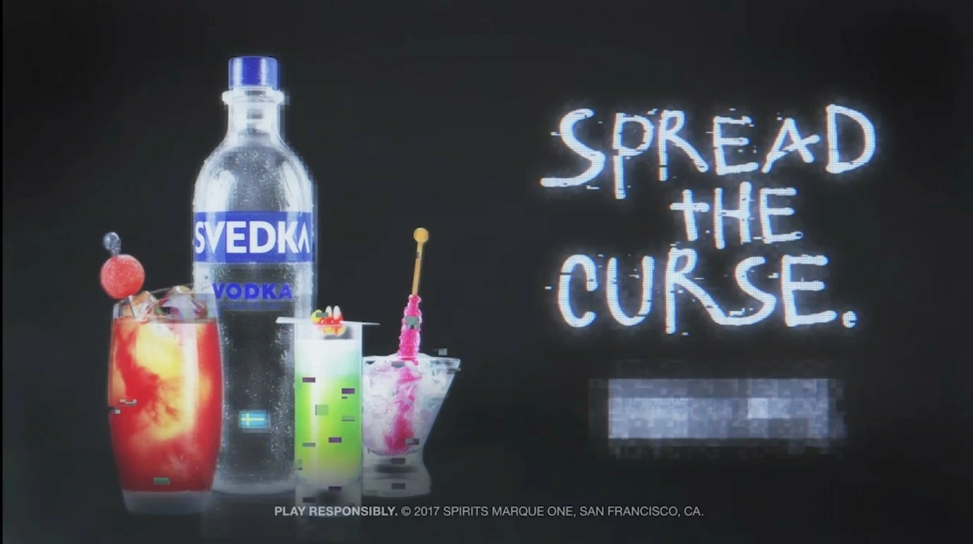 Svedka Vodka Spread the Curse campaign