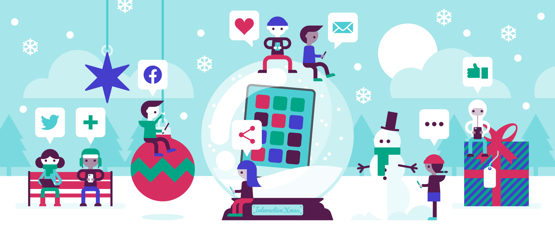 Christmas Interactive Posts - Ideas and Examples