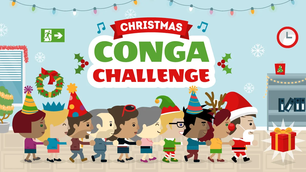 Christmas Conga Challenge Cover - Derivco
