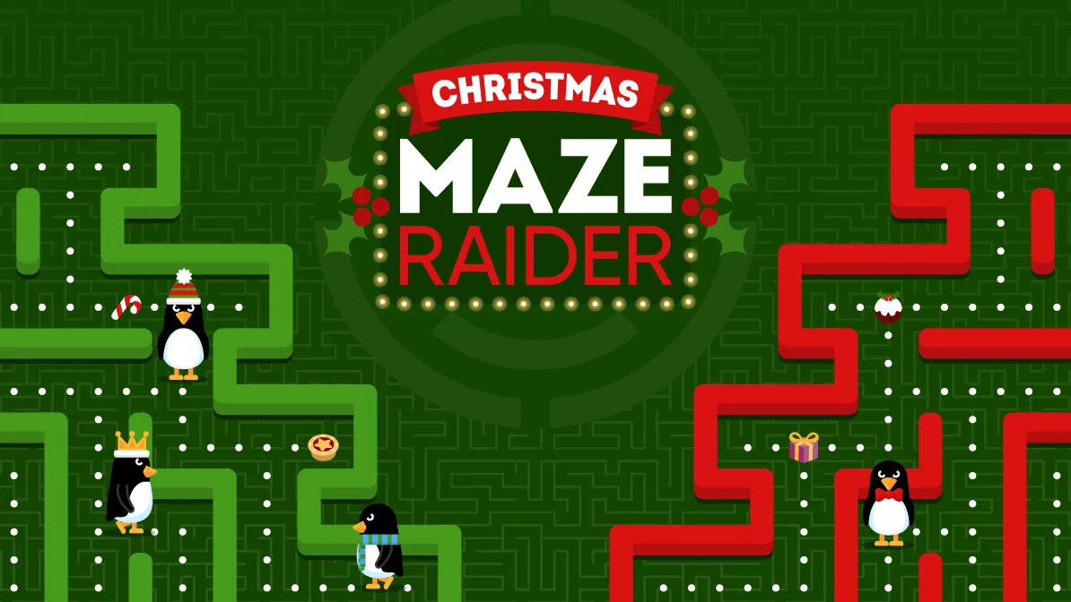 Christmas Maze Raider Cover - Derivco