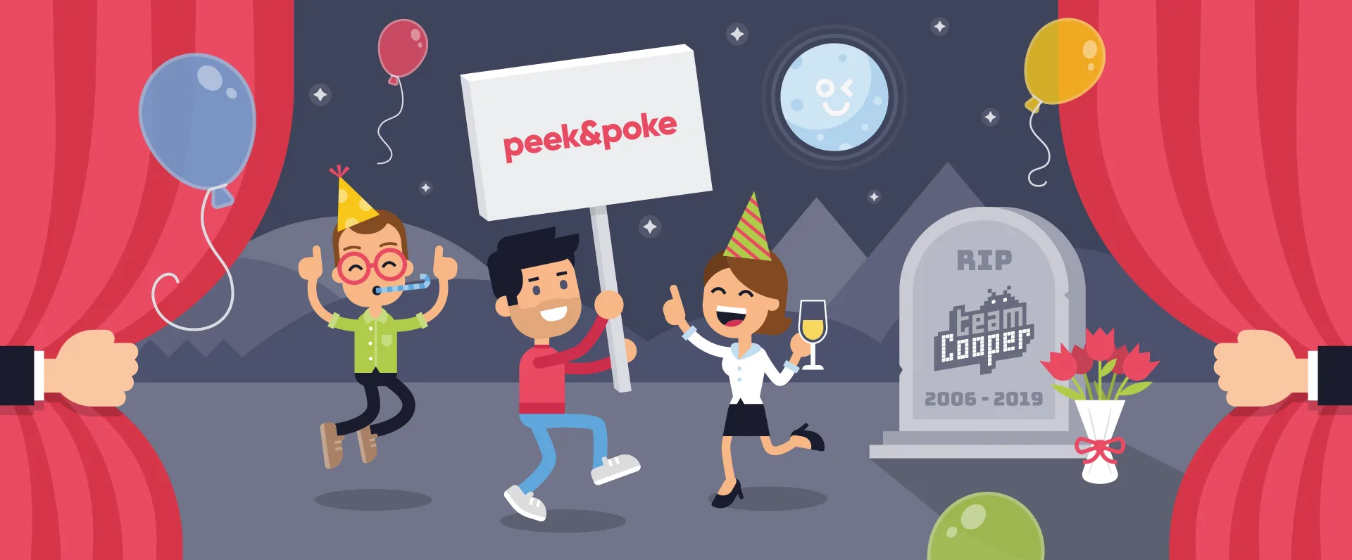 Peek & Poke Rebrand Blog Header
