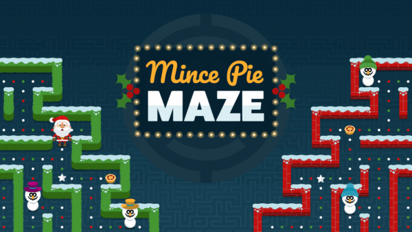 Mince Pie Maze Branded Christmas Game From Peek & Poke
