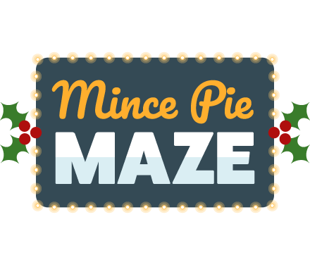 Mince Pie Maze Branded Christmas Game From Peek & Poke