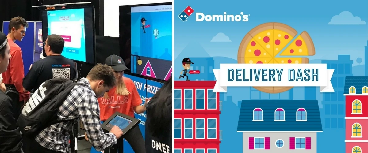 Domino's Delivery Dash Trade Show Game