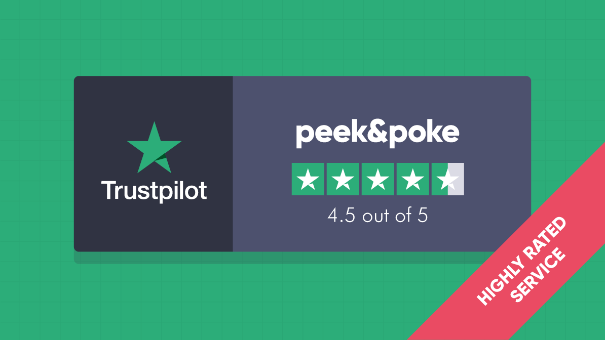 Peek & Poke Trustpilot Rating