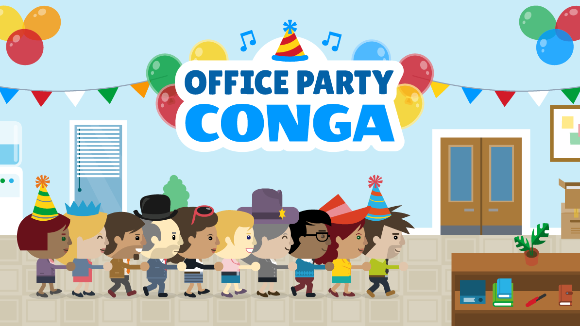 Office Party Conga Game Cover