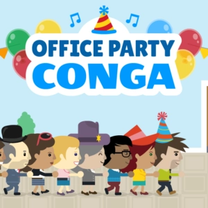 Office Party Conga Game Feature