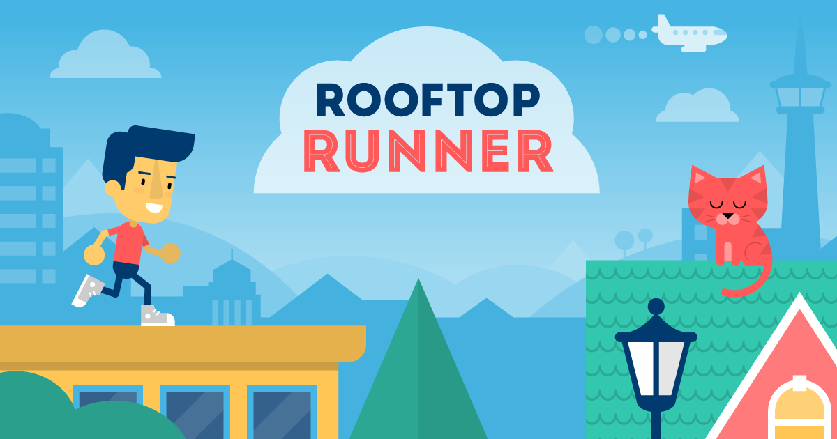 Rooftop Runner Branded Game Peek & Poke