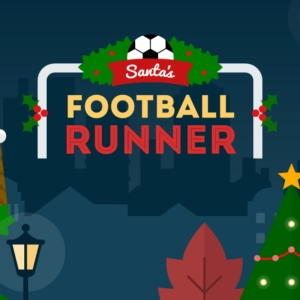 Santa's Football Runner Game Feature