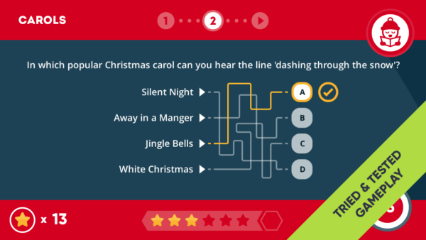 Online Christmas Quiz Game Multiple Choice