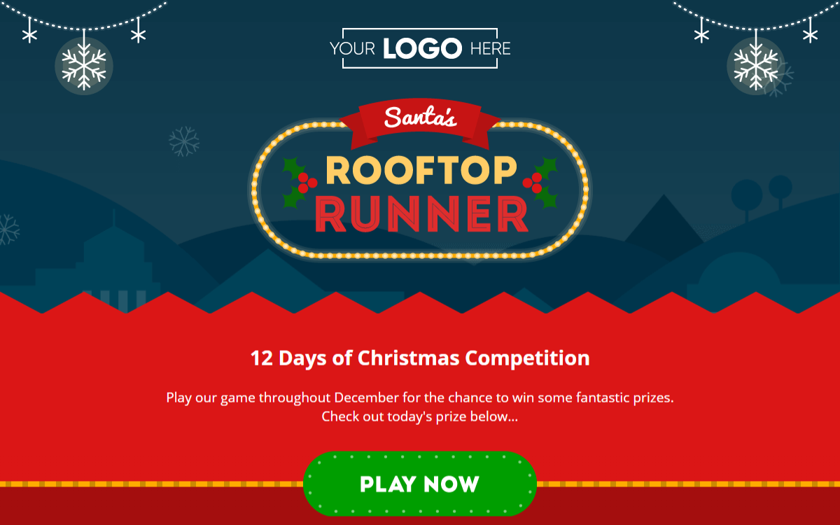 Santa's Rooftop Runner Digital Advent Calendar