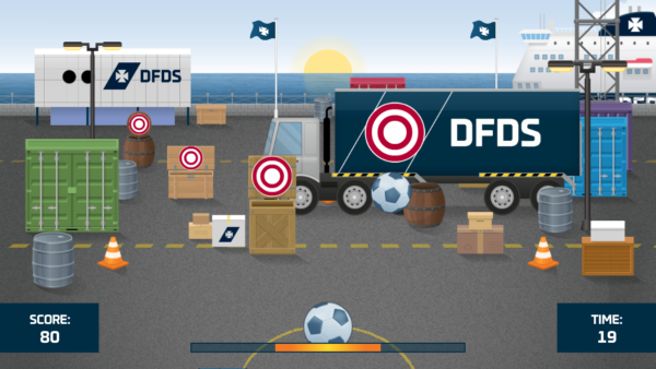 DFDS Target Practice Tailored Game