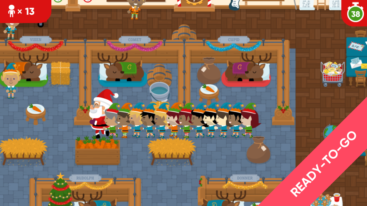 Santa's Christmas Conga Gameplay