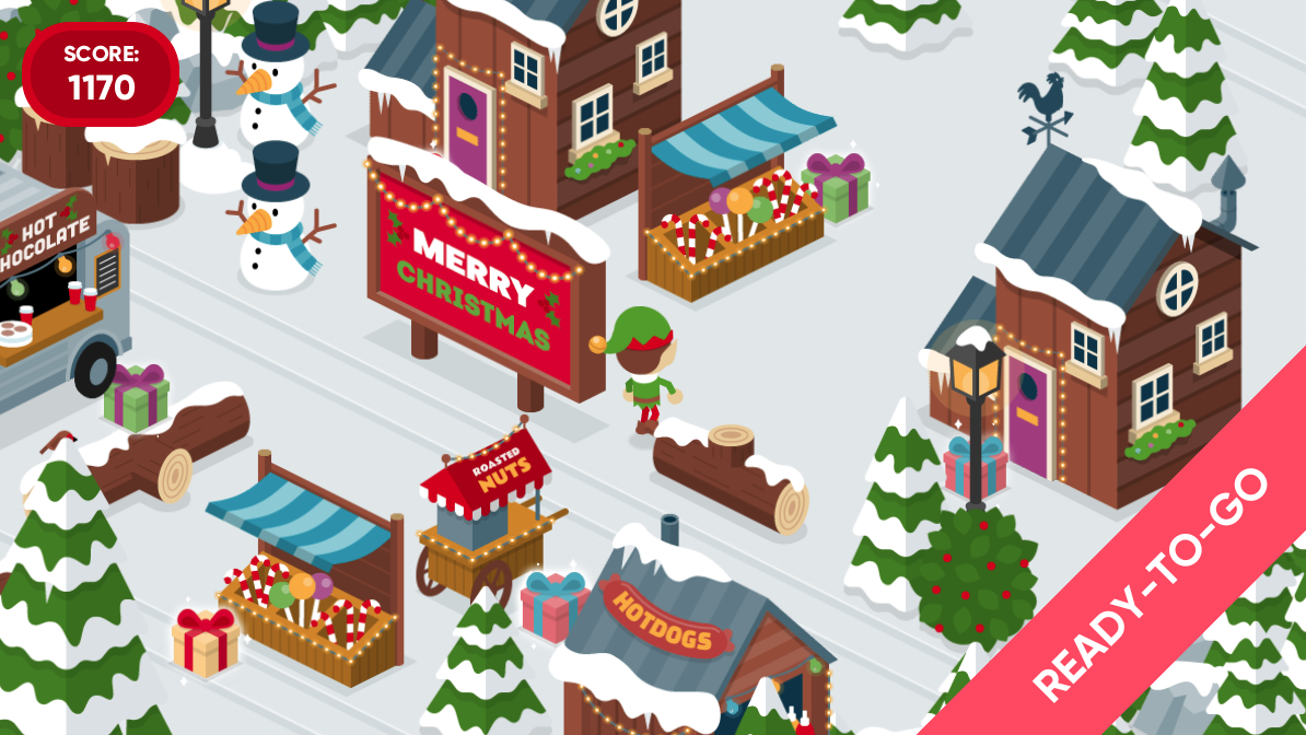 Online Christmas Hopper Gameplay