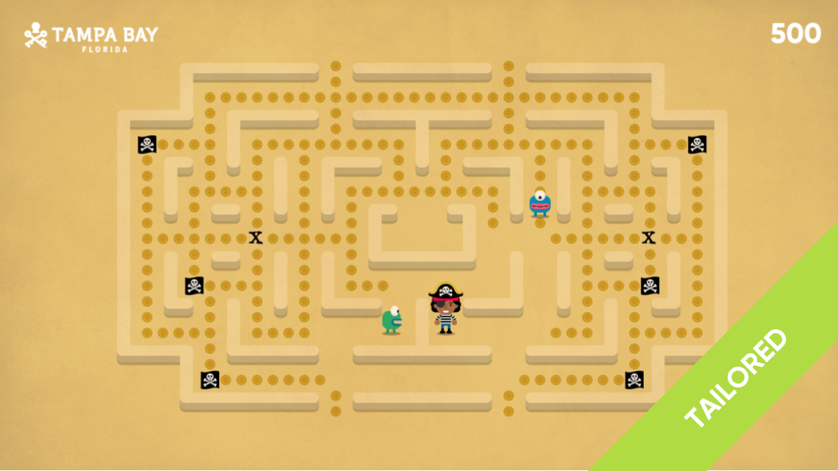 TTG Tailored Maze Pac-Man Gameplay