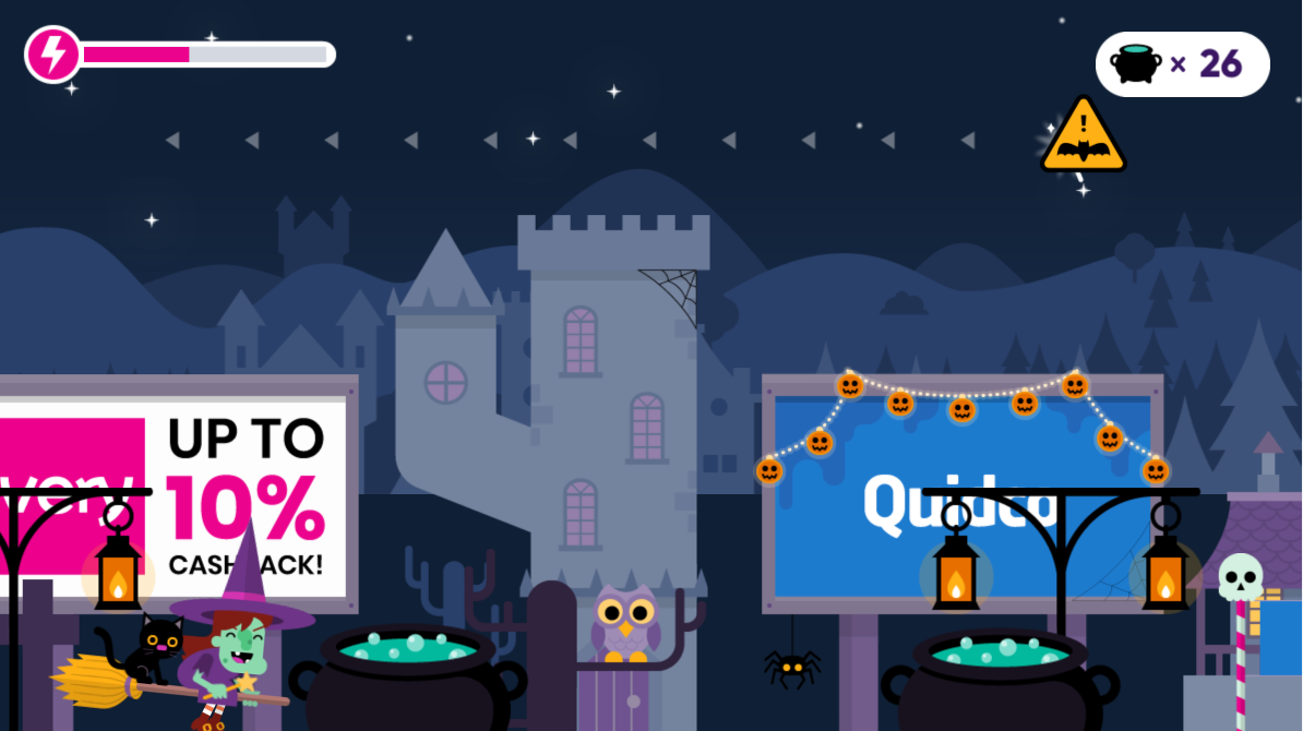 Quidco Case Study Branded Halloween Game
