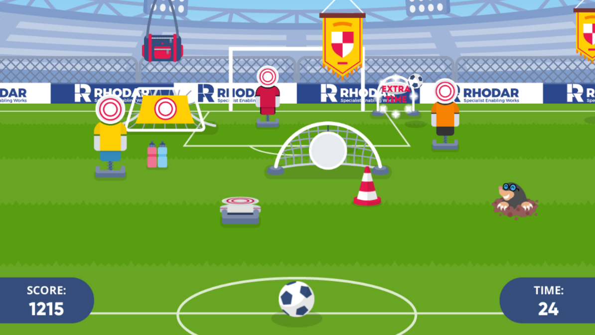 Online Branded Football Game for Rhodar