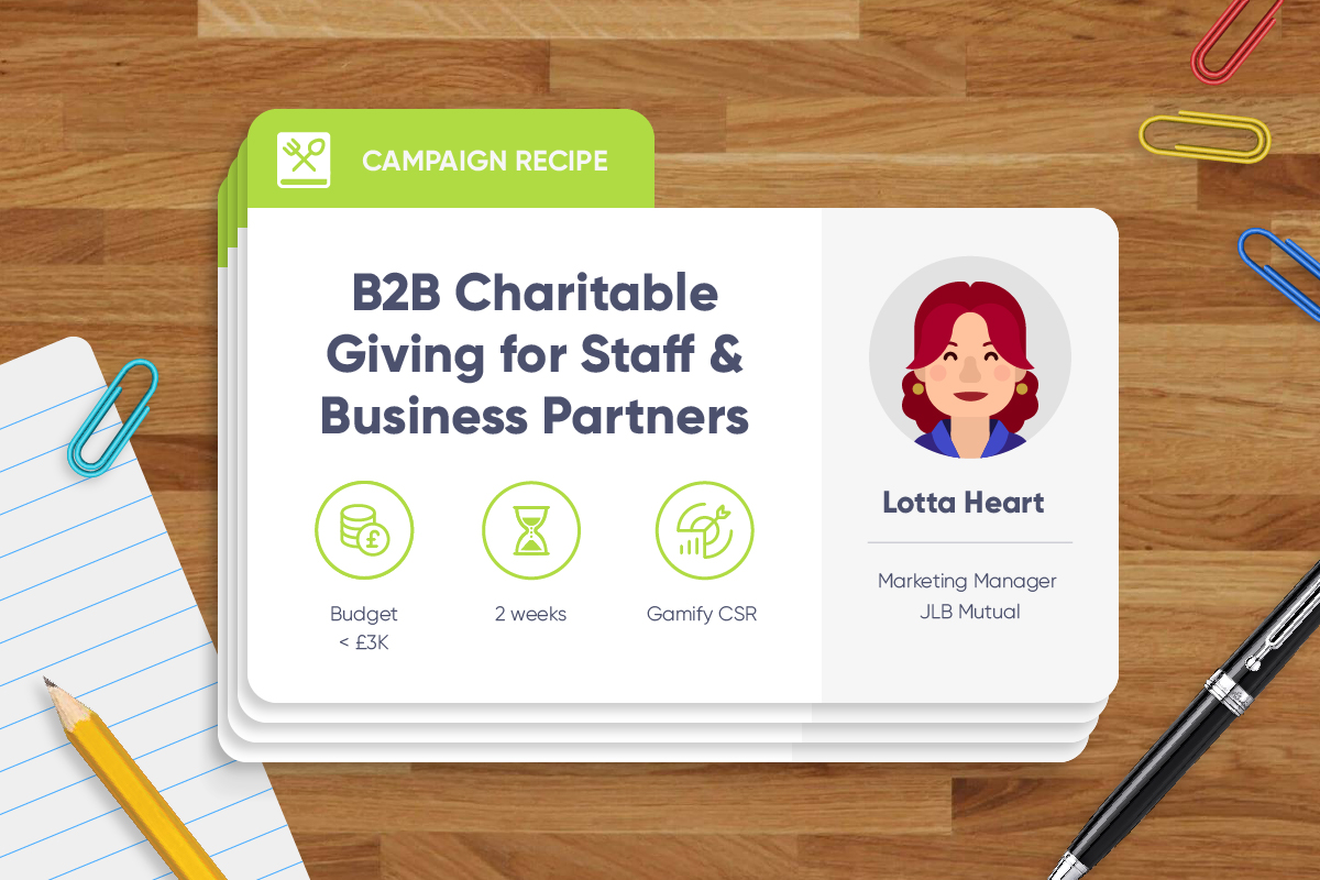 B2B Charitable Giving Campaign Recipe Feature