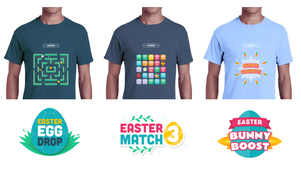 Add matching Easter t-shirts to your game order
