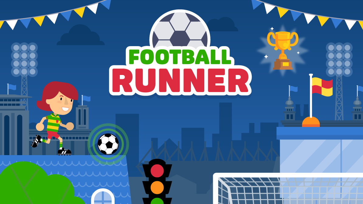 Football Rooftop Runner Game Cover Image