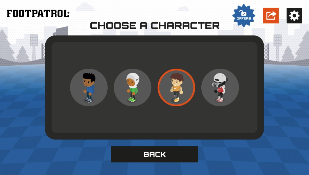 Footpatrol Campus Dash Game Diverse Character Selection