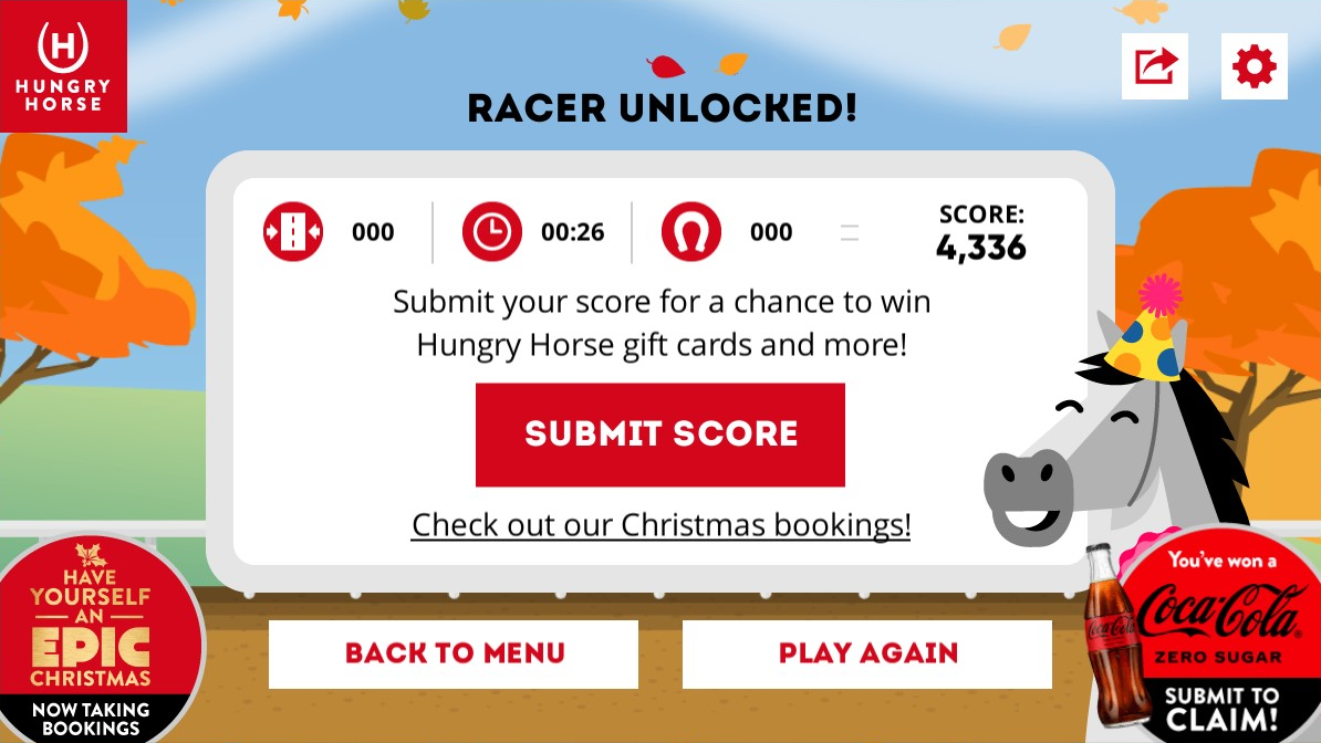 Crazy Horse Racing Game Player Unlocked