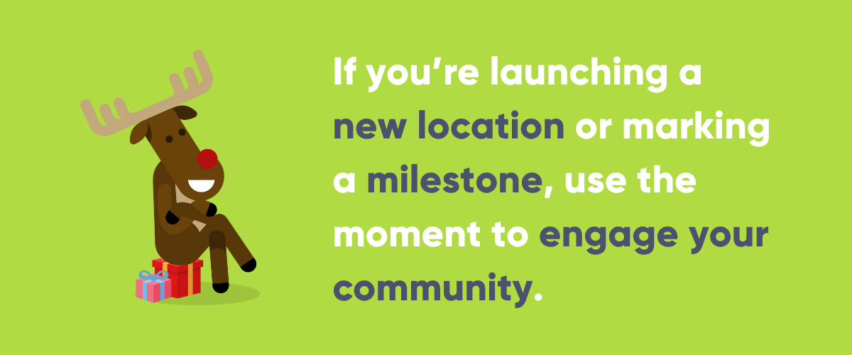 Text Image – Tip for Christmas Promotion for New Location