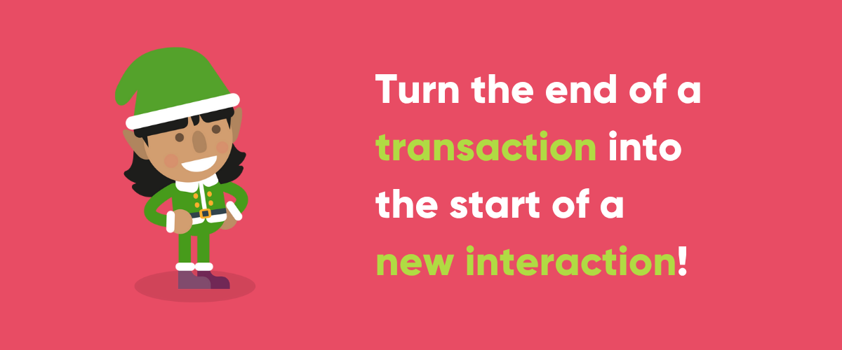 Text Image – Post-Purchase Christmas Marketing Idea