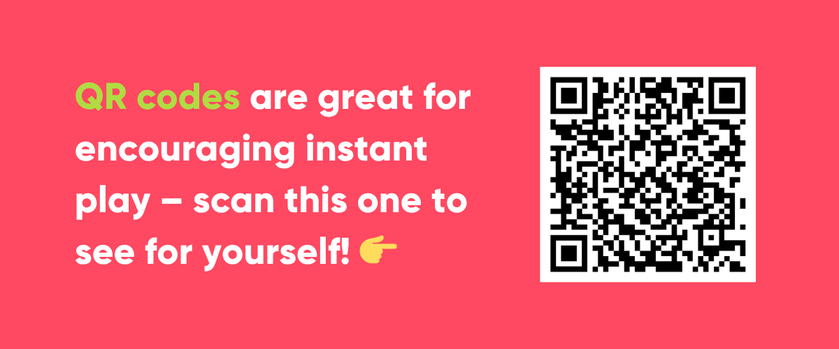 Example QR Code as Festive Promotion Idea 