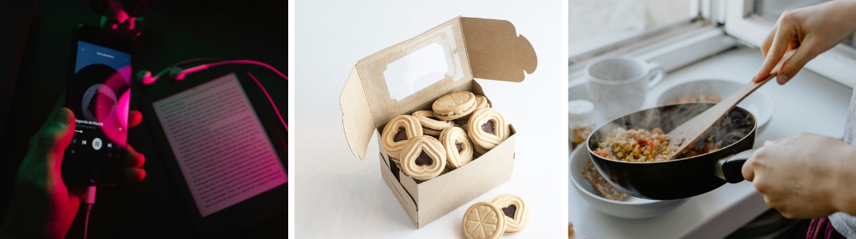 Music Streaming, Snack Box, and Cooking from Meal Kit