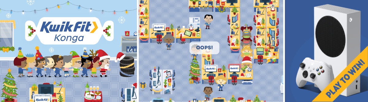 Kwik Fit Branded Christmas Game and Tech Gift for Employees