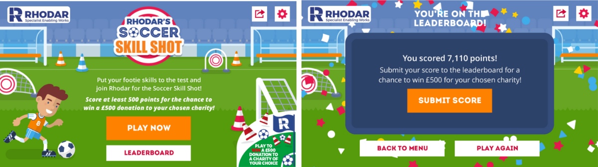 Online Game for Corporate Charity Donations