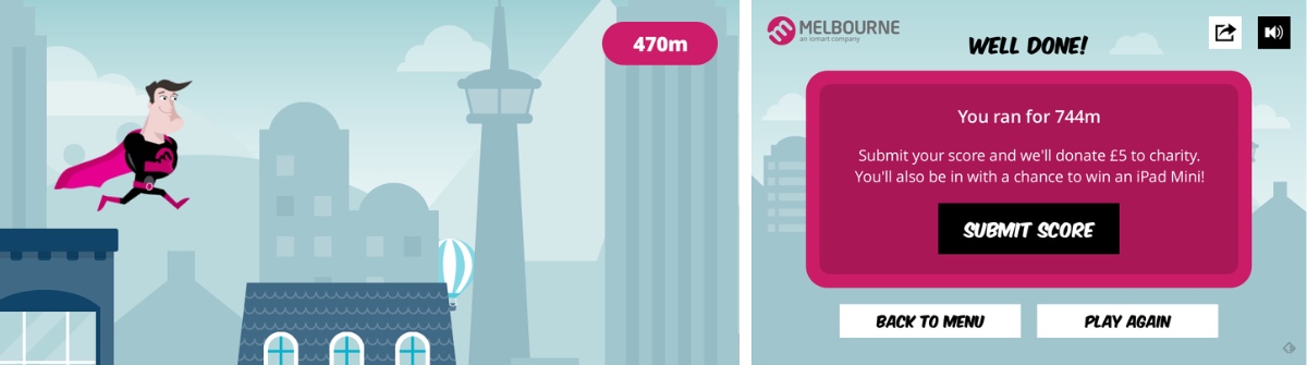 Online Game with Totaliser for Corporate Fundraising