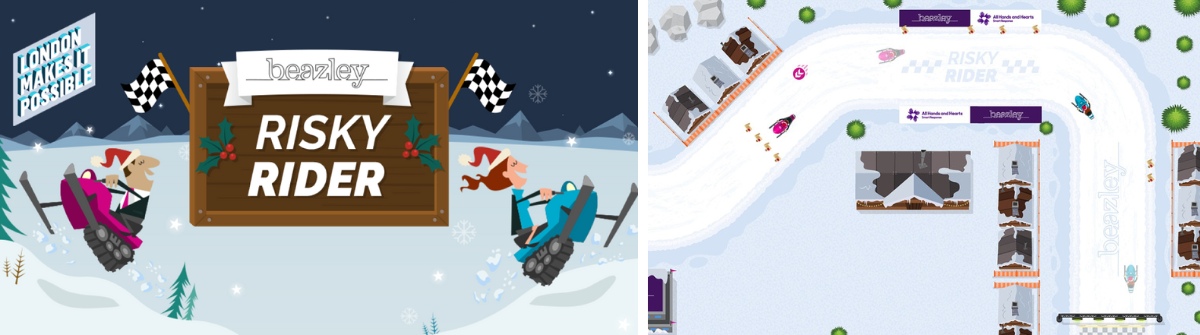 Beazley Risky Rider Campaign to Raise Awareness for Charity