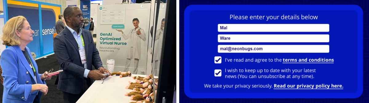 Exhibition Game Score Submission Demonstrating Easy Lead Retrieval