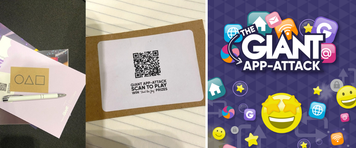 Sleeping Giant Media Trade Show Calling Card and Game Cover