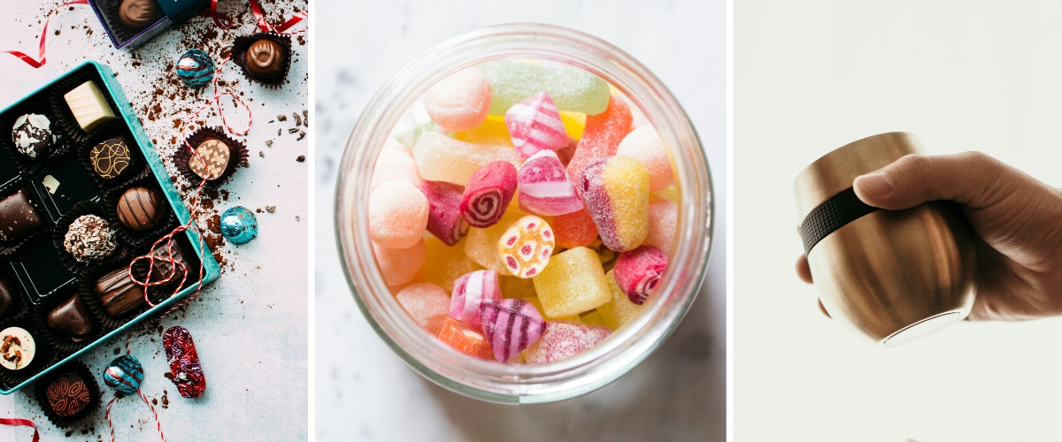 Box of Chocolates, Sweets, Reusable Cup