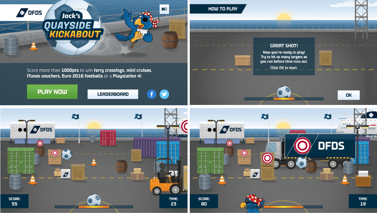 DFDS Branded Game to Improve Customer Engagement