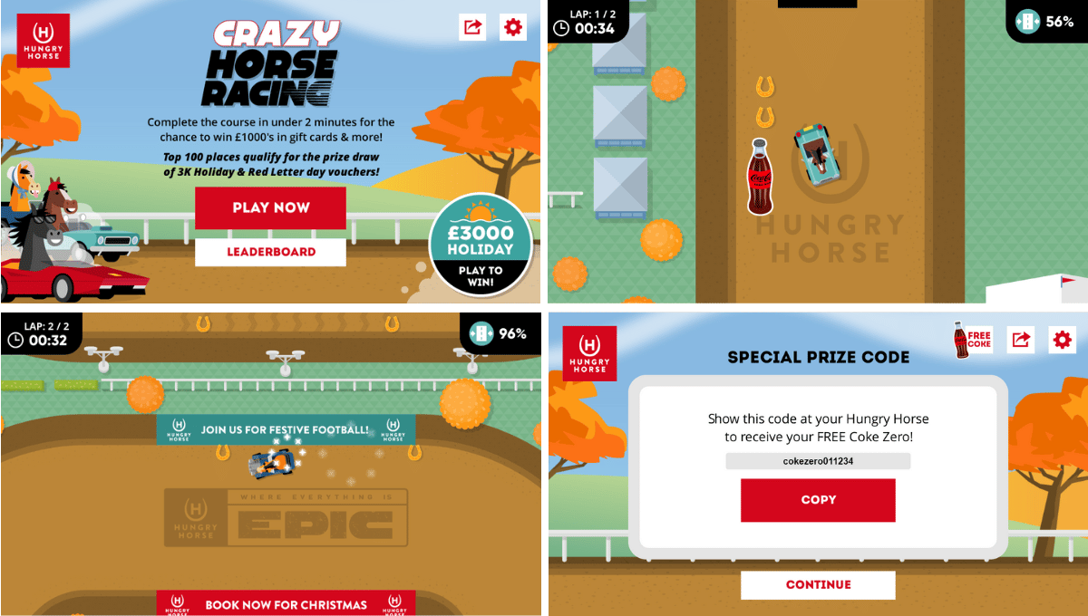 Hungry Horse Branded Game to Boost Customer Engagement