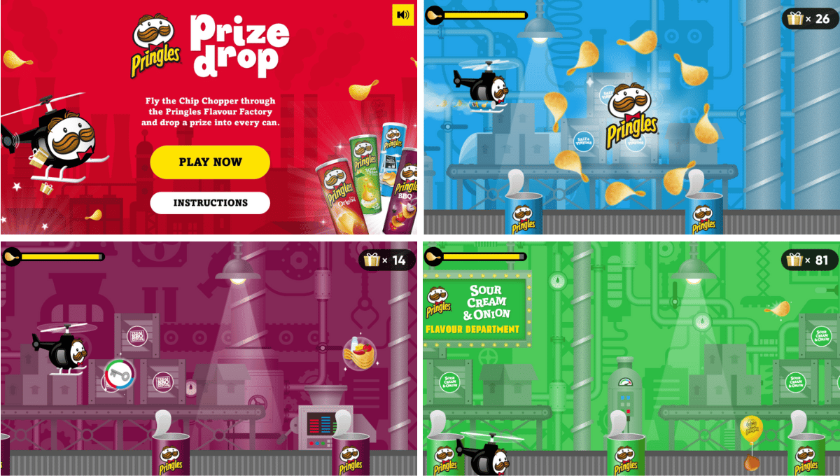 Pringles Prize Drop Campaign Customer Engagement Example