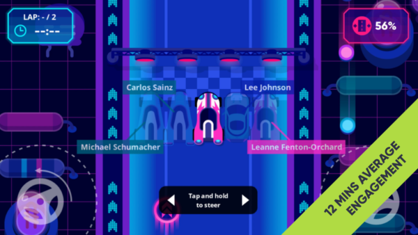 Data Racer Tech Themed Game