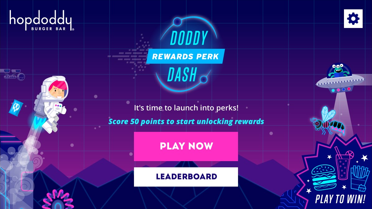 Hopdoddy Restaurant Branded Game Menu