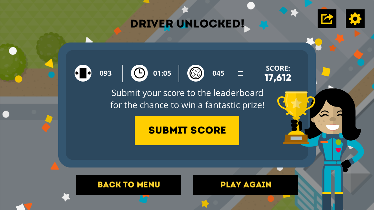 Protyre Rally Rivals Game Submit Score